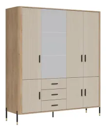 szafa-dante-dt17-fronty-frezowane-kolor-kaszmir-czarne-uchwyty-o-nozki