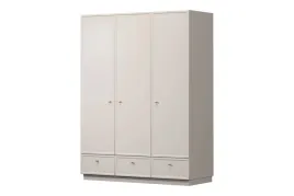 szafa-trzydrzwiowa-lorini-150-w-kolorze-kaszmir-okragly-zloty-uchwyt