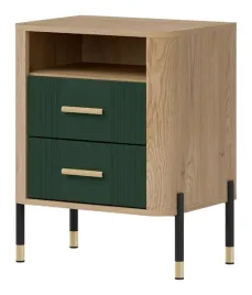 szafka-nocna-w-polka-dante-dt22-zielone-ryflowane-fronty-zlote-uchwyty