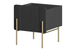 czarna-szafka-nocna-z-ryflowaniami-na-zlotych-nozkach-malmi-gold-2