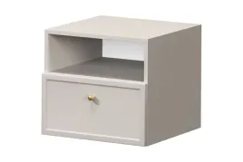 wiszaca-szafka-nocna-lorini-45-cm-kolor-kaszmir-okragly-zloty-uchwyt