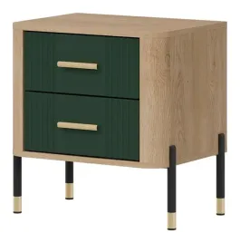 szafka-nocna-dante-dt21-zielone-ryflowane-fronty-zlote-uchwyty