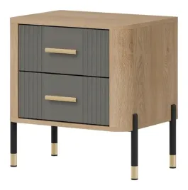 szafka-nocna-dante-dt21-szare-ryflowane-fronty-zlote-uchwyty