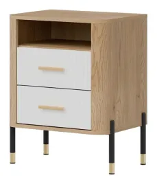 szafka-nocna-dante-dt22-biale-ryflowane-fronty-zlote-uchwyty