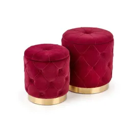 zestaw-dwoch-puff-polly-halmar-bordowe-tapicerowane-pikowane-glamour