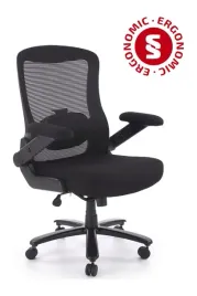 fotel-obrotowy-ergonomiczny-cyborg-halmar-czarny-do-180-kg