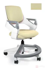 fotel-obrotowy-dla-dziecka-rookee-unique-bialy-bl407-kremowy
