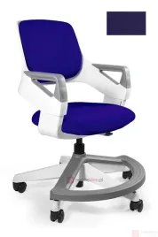 dzieciecy-fotel-obrotowy-z-podlokietnikami-rookee-unique-bialo-granatowy