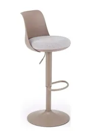hoker-na-regulowanej-nozce-h-127-halmar-stelaz-kolor-cappuccino-popielaty
