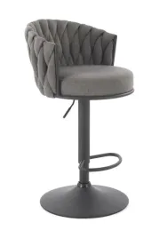 popielaty-pleciony-hoker-z-regulacja-wysokosci-h-125-halmar