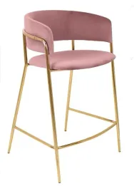 stolek-barowy-hoker-delta-rozowy-zloty-stelaz