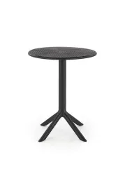 maly-okragly-stol-stolik-calvo-halmar-czarny-na-nozce-taras-ogrod-balkon