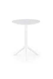 maly-okragly-stol-stolik-calvo-halmar-bialy-na-nozce-taras-ogrod-balkon