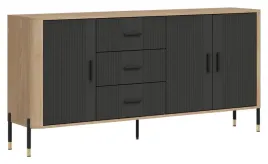 komoda-na-czarnych-nozkach-dante-dt07-fronty-antracyt-czarne-uchwyty