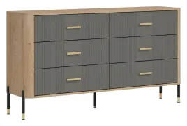 komoda-na-czarnych-nogach-dante-dt05-szare-fronty-zlote-nozki