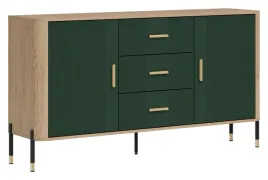 komoda-dante-dt06-zielone-ryflowane-fronty-zlote-uchwyty-glamour
