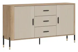 komoda-na-czarnych-nogach-dante-dt06-fronty-kolor-kaszmir-czarne-uchwyty