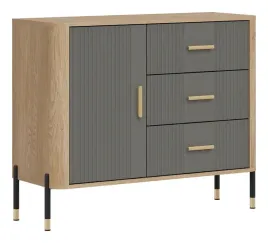 komoda-dante-dt03-korpus-dab-cremona-torro-szare-fronty-zlote-uchwyty