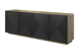 solidna-komoda-na-cokole-asha-200-cm-kolor-dab-artisan-czarny