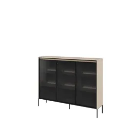 komoda-z-przeszkleniem-trend-tr-08-kolor-bez-piaskowy-z-oswietleniem-led