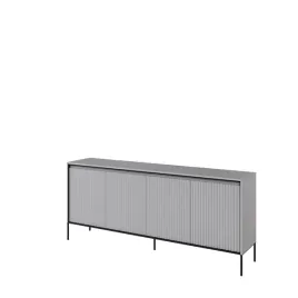 stylowa-komoda-z-ryflowaniami-trend-tr-04-szara-na-czarnych-nozkach