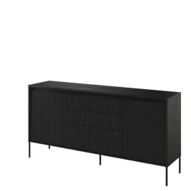 stylowa-czarna-komoda-z-ryflowaniami-trend-tr-01-w-stylu-loft