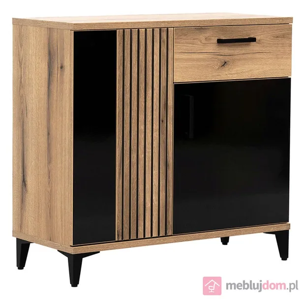 solidna-komoda-aris-as-2-dab-evoke-czarny-polysk-szerokosc-mebla-88-5-cm