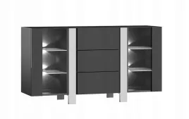 komoda-cromo-cl04-czarna-polysk