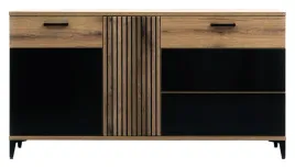 komoda-z-lamelami-aris-as-3-dab-evoke-czarny-polysk