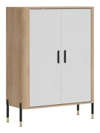 wysoka-szafka-komoda-na-nozkach-dante-dt11-biale-fronty-czarne-uchwyty