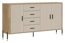 duza-komoda-dante-dt10-fronty-kolor-kaszmir-czarne-uchwyty-i-nozki