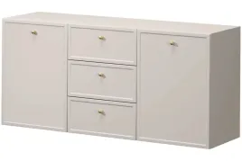 komoda-wiszaca-lorini-150-cm-kolor-kaszmir-okragly-zloty-uchwyt