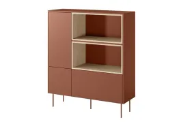 komoda-kredens-z-wneka-desin-120-2d1sz-kolor-ceglasty-rudy