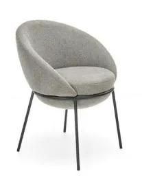 krzeslo-kubelkowe-k-482-halmar-popiel-szare-metalowe-nozki-styl-loft