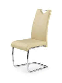 krzeslo-k-211-halmar-bezowe-ekoskora-na-plozach-salon-jadalnia