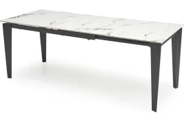 stol-rozkladany-felix-halmar-81x141-201-cm-blat-bialy-marmur-czarne-nogi