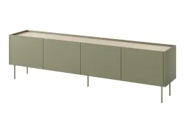 szafka-rtv-desin-220cm-4-drzwi-kolor-oliwka-zielony-nowoczesny-styl