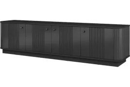 szafka-rtv-vesper-3-187-cm-4d-czarna-z-ryflowaniami