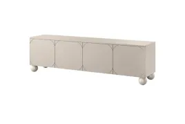 szafka-rtv-na-kulistych-nozkach-sonatia-ii-200-cm-kolor-kaszmir-bez-szary