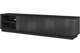 szafka-rtv-vesper-3-187-3d1w-czarna-z-ryflowaniami-do-salonu