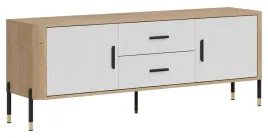 szafka-rtv-stojaca-na-nozkach-dante-dt01-biale-fronty-czarne-uchwyty