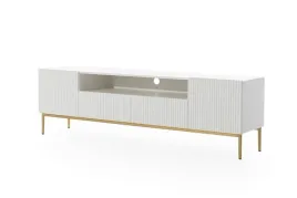 hit-szafka-rtv-nicole-gold-200cm-z-wneka-biala-zloty-stelaz-glamour
