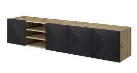 szafka-wiszaca-rtv-asha-200-cm-z-wneka-kolor-dab-artisan-czarny