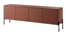 matowa-szafka-rtv-sonatia-200-cm-kolor-burgund-ceglasty-rudy
