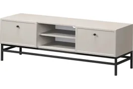 szafka-rtv-na-stelazu-lorini-150-cm-kolor-kaszmir-okragly-czarny-uchwyt