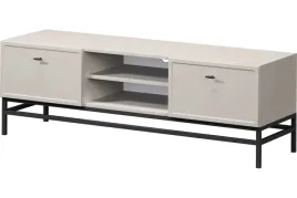 szafka-rtv-na-czarnym-stelazu-lorini-150-kolor-kaszmir-uchwt-t-bar-czarny