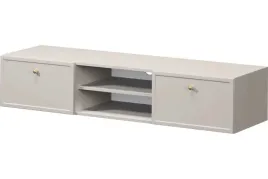 wiszaca-szafka-rtv-lorini-150-cm-kolor-kaszmir-okragly-zloty-uchwyt