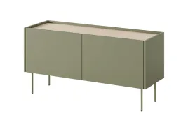 szafka-rtv-na-nozkach-desin-120cm-2d-kolor-oliwka-zielony-metalowe-nogi