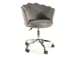 fotel-obrotowy-do-biurka-muszelka-rose-velvet-signal-szary