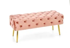 lawka-tapicerowana-pikowana-siedzisko-glamour-athena-halmar-rozowa